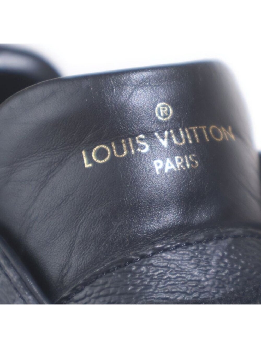 Louis Vuitton Luxembourg Line Monogram Eclipse Lace Up Sneakers Black - Picture 6 of 6